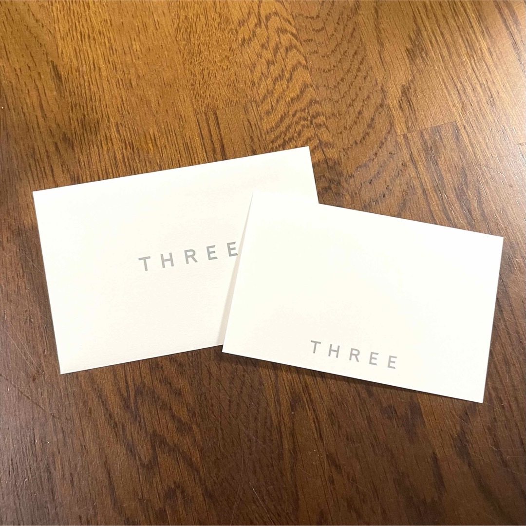 THREE(スリー)のTHREE メッセージカード ハンドメイドの文具/ステーショナリー(カード/レター/ラッピング)の商品写真