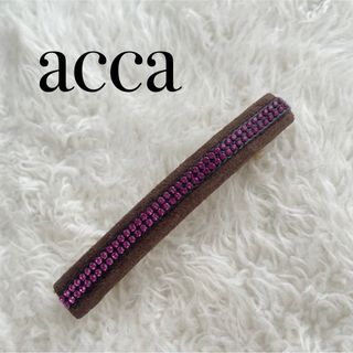 アッカ(acca)のACCA ピンク スワロフスキー バレッタ(バレッタ/ヘアクリップ)