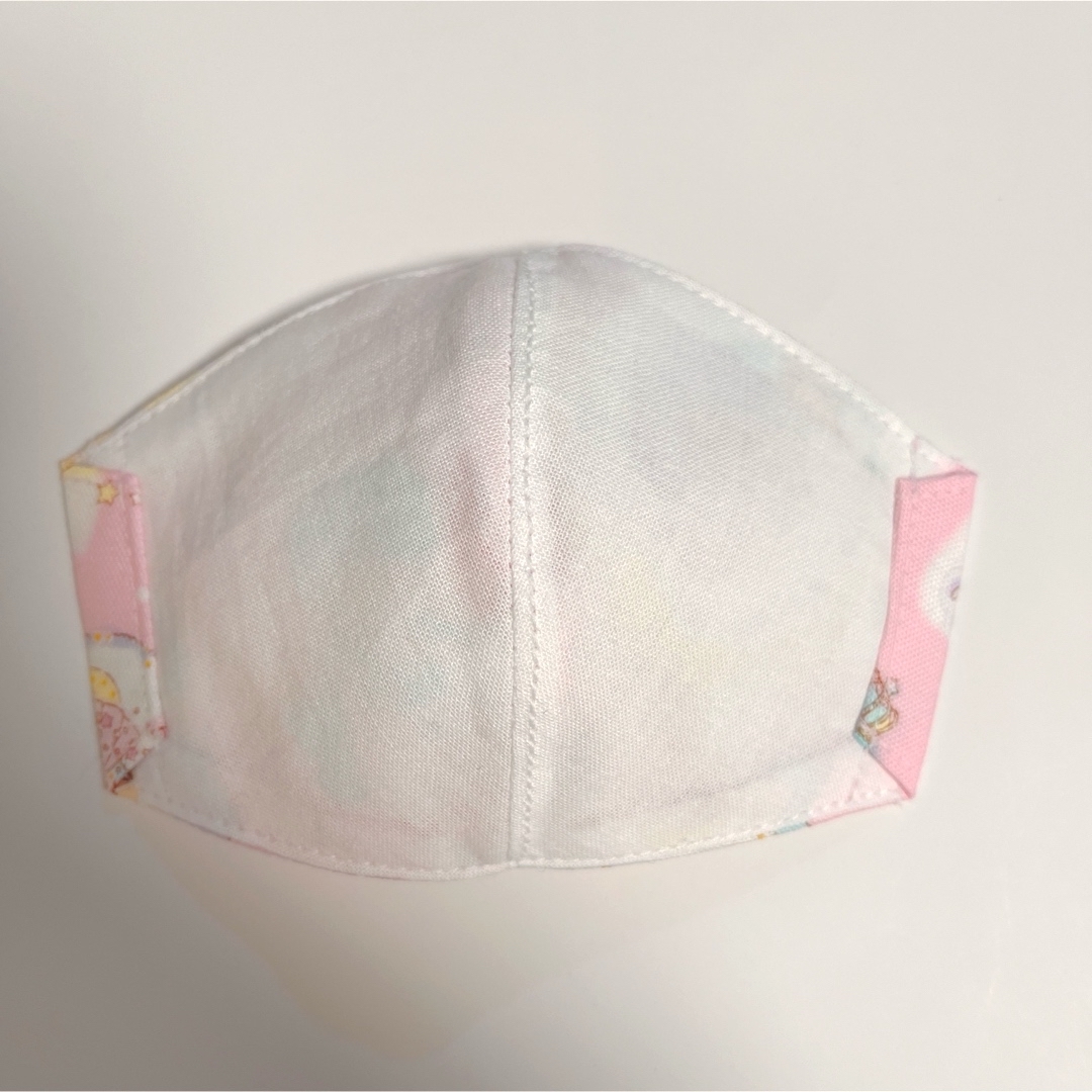 11-1 キキララ　ピンク　幼児SS  マスク ハンドメイドのキッズ/ベビー(外出用品)の商品写真