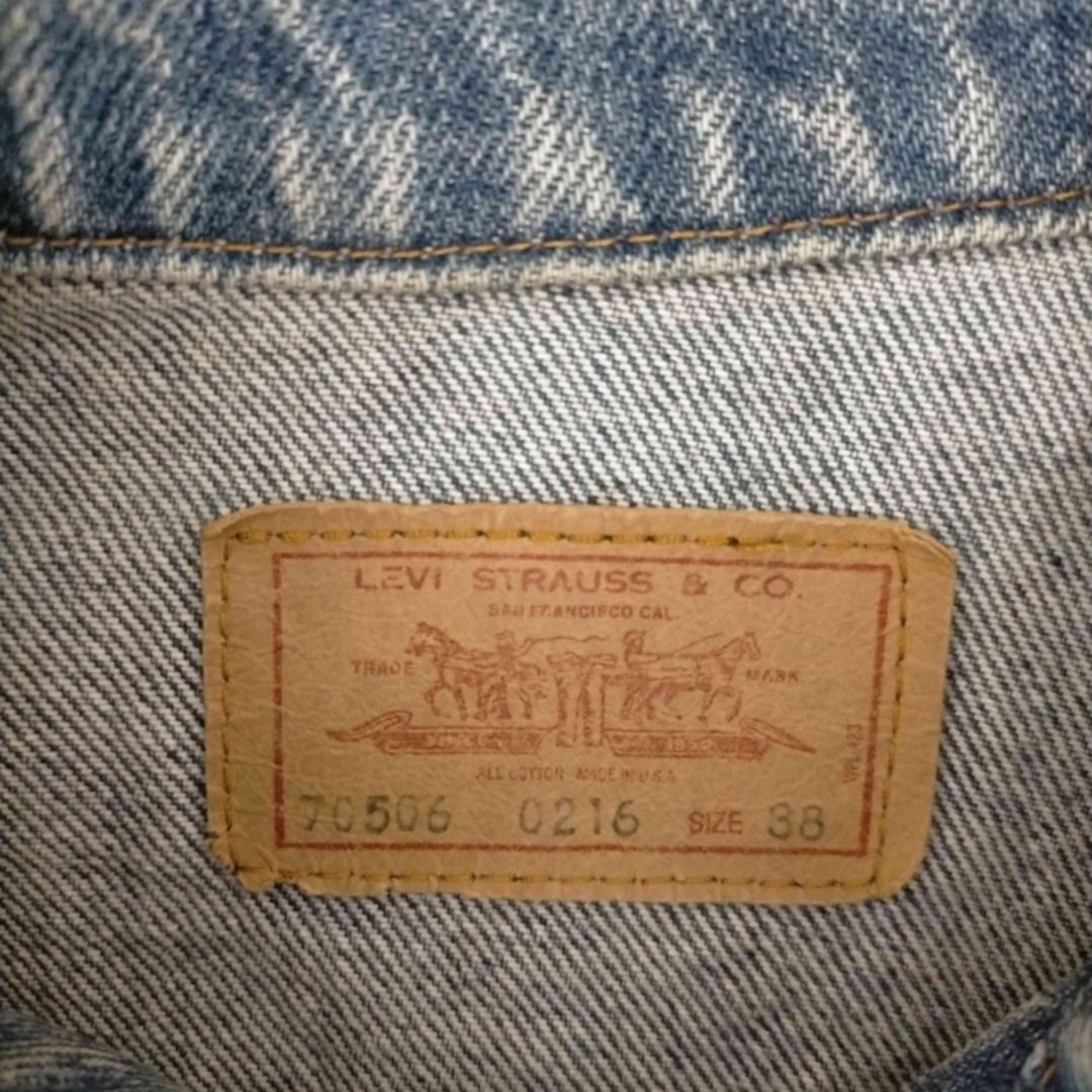 Levi's(リーバイス)のLevis(リーバイス) 80s USA製 70506-0216 刻印698 メンズのジャケット/アウター(Gジャン/デニムジャケット)の商品写真