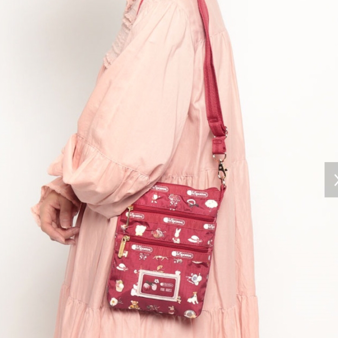 LeSportsac(レスポートサック)の[新品]レスポートサック　ピンクハウス　ショルダーバッグ　RED  レディースのバッグ(ショルダーバッグ)の商品写真