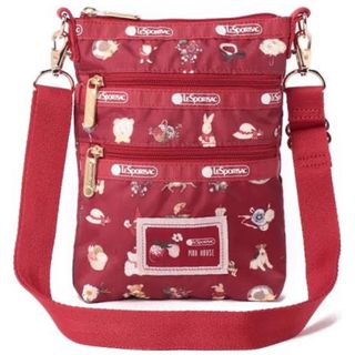 レスポートサック(LeSportsac)の[新品]レスポートサック　ピンクハウス　ショルダーバッグ　RED (ショルダーバッグ)