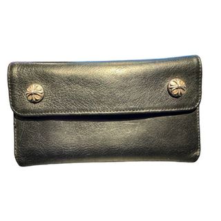 クロムハーツ(Chrome Hearts)のChrome Hearts Wave Wallet Cross button(長財布)