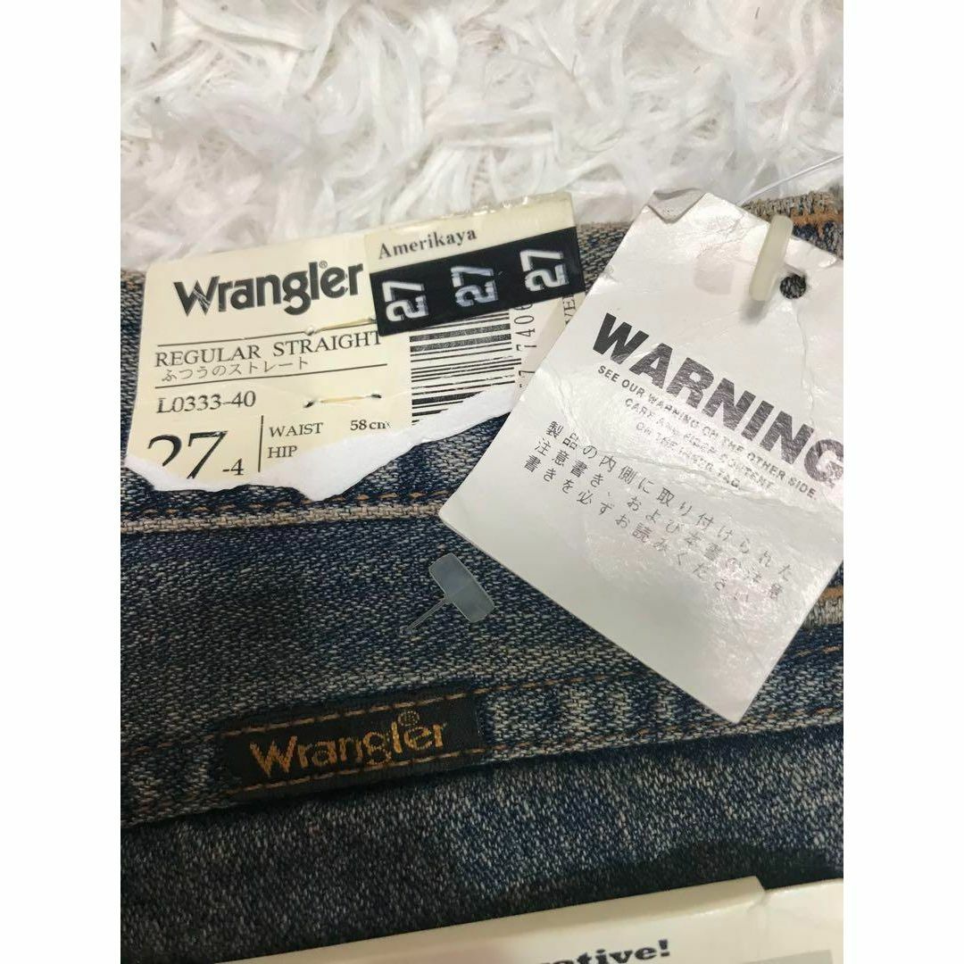 Wrangler(ラングラー)のWangler メンズ　レギュラーストレート　W27 ジーンズ　Ｍ　新品タグ付 メンズのパンツ(デニム/ジーンズ)の商品写真