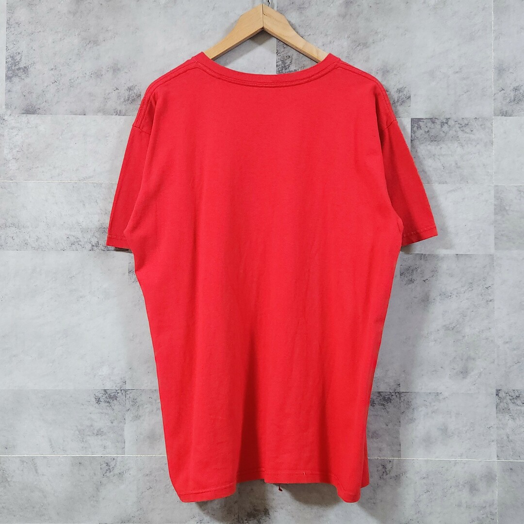 American Apparel(アメリカンアパレル)のビッグバンセオリー Tシャツ M レッド BAZINGA!   メンズのトップス(Tシャツ/カットソー(半袖/袖なし))の商品写真