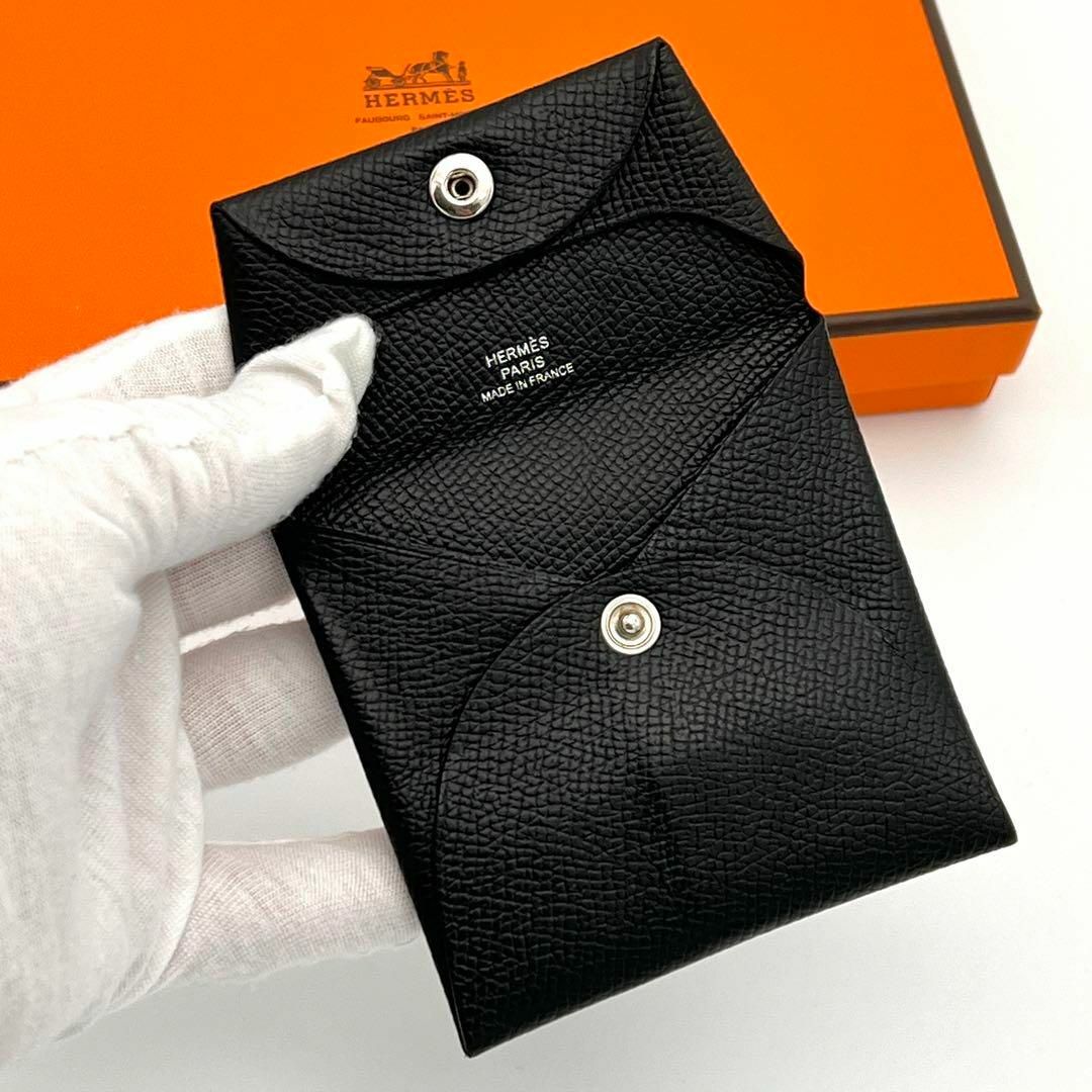 Hermes(エルメス)の人気カラー・ 2021年製✨バスティア エプソン ブラック Z刻印 コインケース メンズのファッション小物(コインケース/小銭入れ)の商品写真