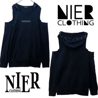 ニーアクロージング(NieR Clothing)のNieR clothing オープンショルダーセクシーパーカー(パーカー)