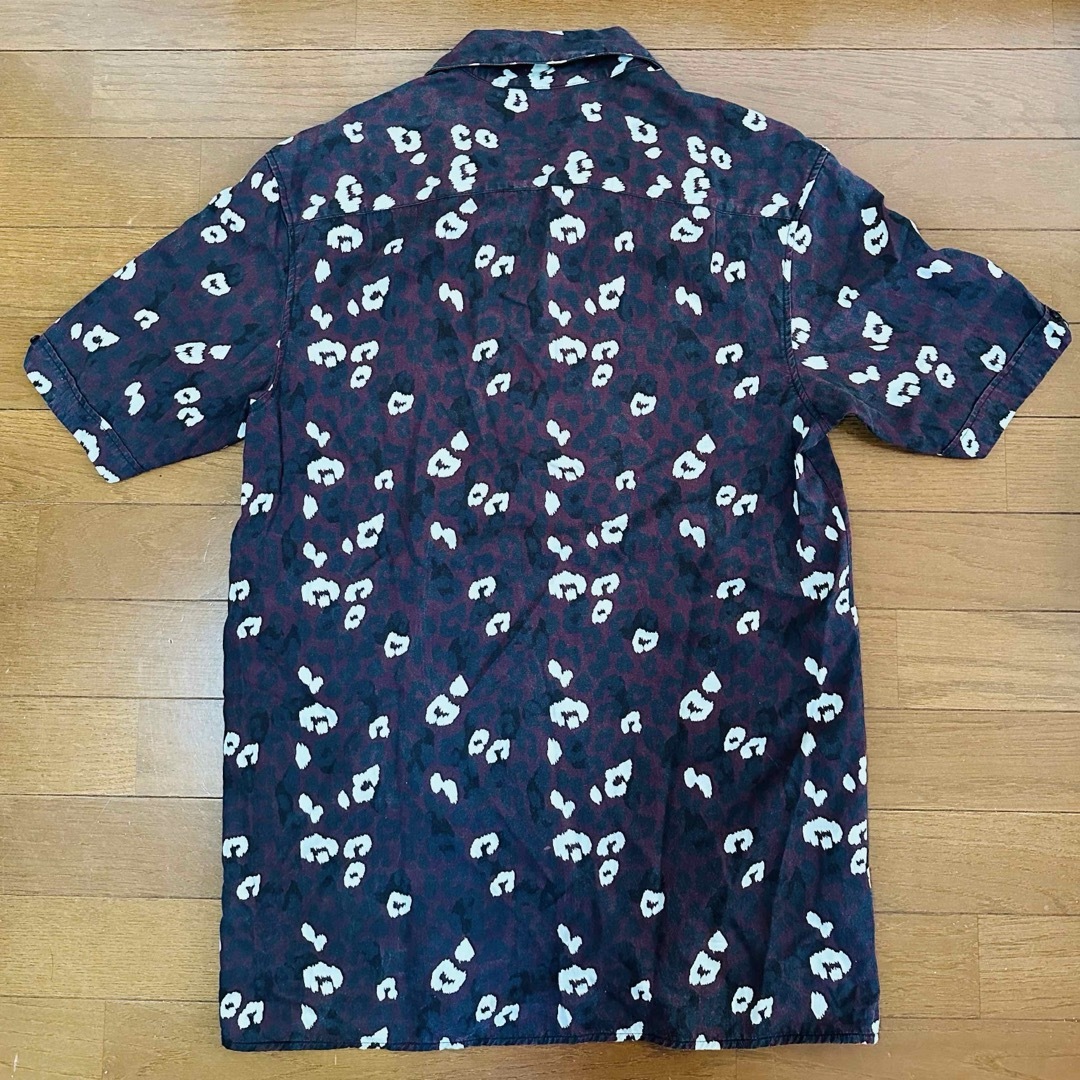 FRED PERRY(フレッドペリー)のフレッドペリー　半袖　柄シャツ　レオパード　ヒョウ S メンズのトップス(シャツ)の商品写真