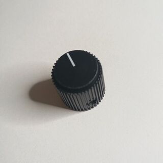 リッペルノブ　おしゃれ質感　黒　BLACK  6.35mm(エフェクター)