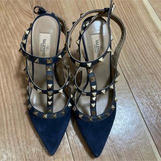 VALENTINO - valentino  36.5 ヴァレンティノ ロックスタッズ　パンプス　ヒール