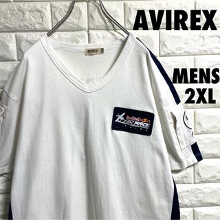 アヴィレックス(AVIREX)のAVIREX レッドブル　エアフォース　半袖Tシャツ　メンズ2XLサイズ(Tシャツ/カットソー(半袖/袖なし))