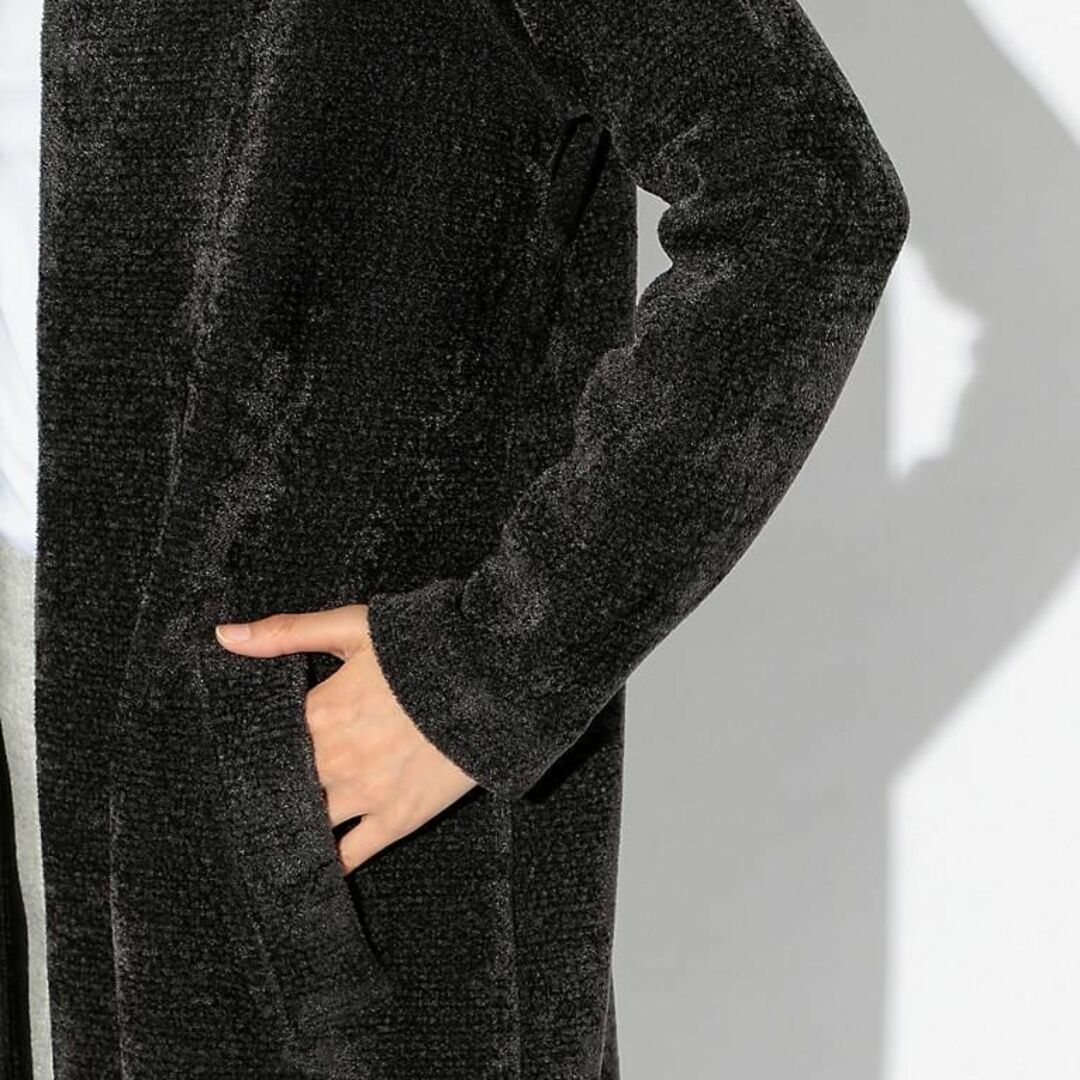 MACKINTOSH(マッキントッシュ)の新品　大きいサイズ　マッキントッシュロンドン　モールコート44　濃灰70200円 レディースのジャケット/アウター(ロングコート)の商品写真