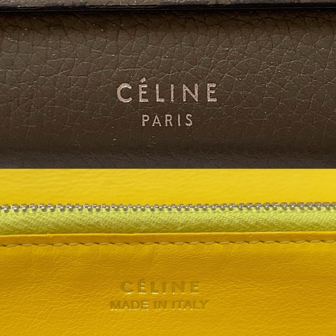 celine(セリーヌ)のCELINE 長財布 二つ折り ラージフラップ マルチファンクション グレージュ レディースのファッション小物(財布)の商品写真