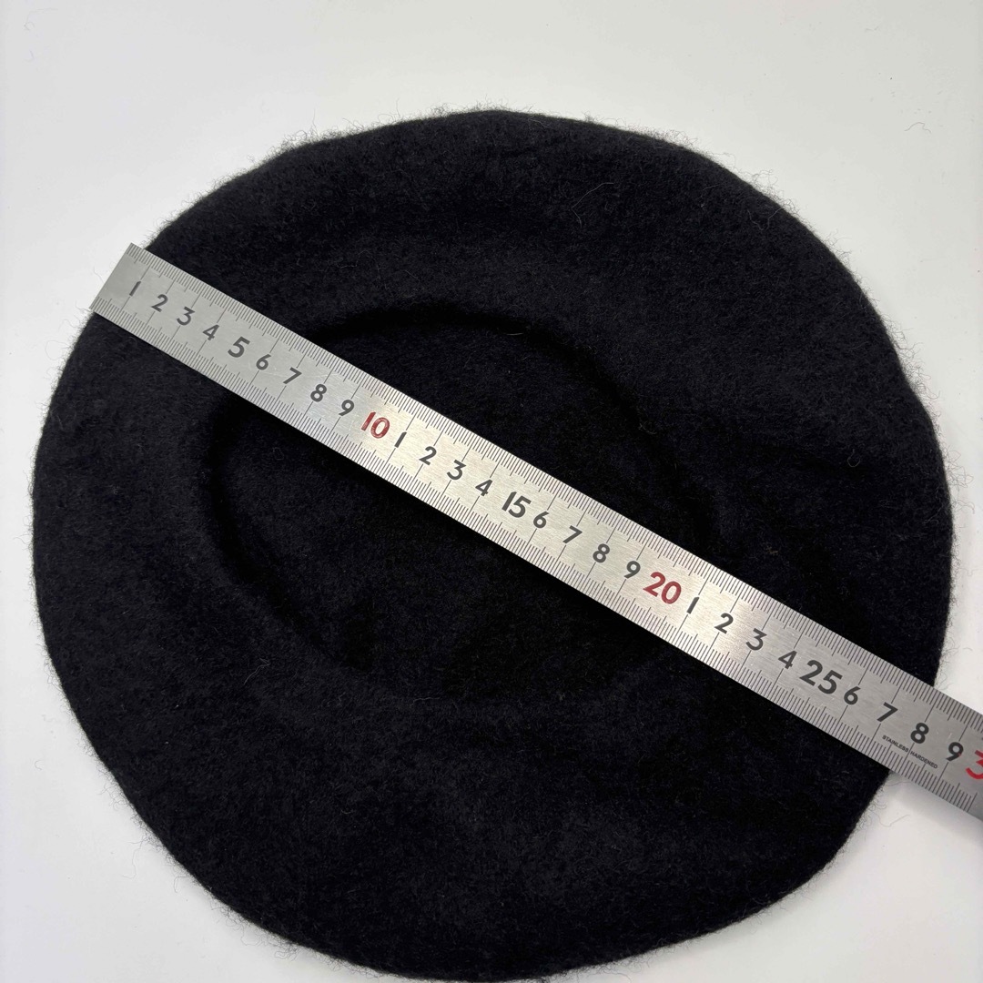 earth music & ecology(アースミュージックアンドエコロジー)のアースミュージック&エコロジー　 ベレー帽　帽子　ブラック　黒 レディースの帽子(ハンチング/ベレー帽)の商品写真