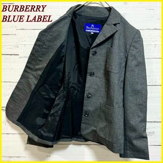 BURBERRY - バーバリー ブルーレーベル ジャケット テーラードジャケット グレー 38 M