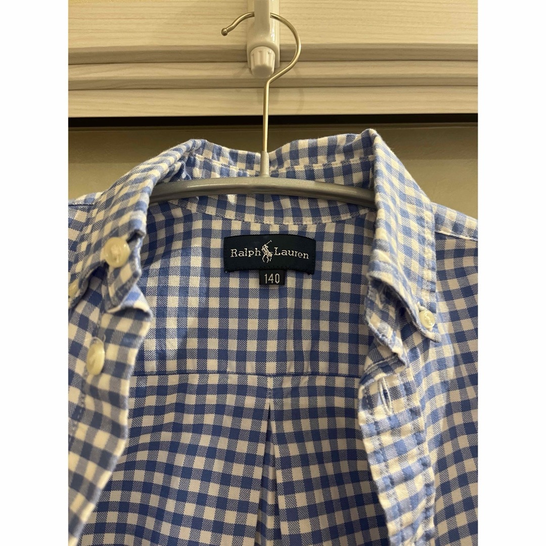 Ralph Lauren(ラルフローレン)のラルフローレンキッズシャツ(140) キッズ/ベビー/マタニティのキッズ服男の子用(90cm~)(Tシャツ/カットソー)の商品写真