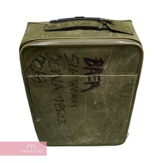 【BIG PRICE OFF】READYMADE Vintage Camo Trolley Carry Bag レディメイド ヴィンテージカモトローリーバッグ キャリーバッグ リメイク 迷彩柄 バックパック カーキ 【240310】【新古品】【me04】(スーツケース/キャリーバッグ)