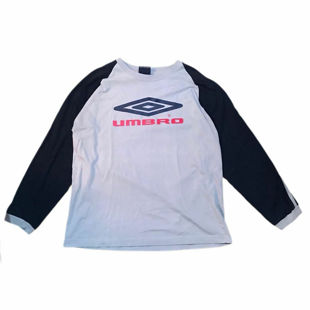 UMBRO(アンブロ)の00s アンブロ ラグラン ロンT 長袖 y2k メンズのトップス(Tシャツ/カットソー(七分/長袖))の商品写真