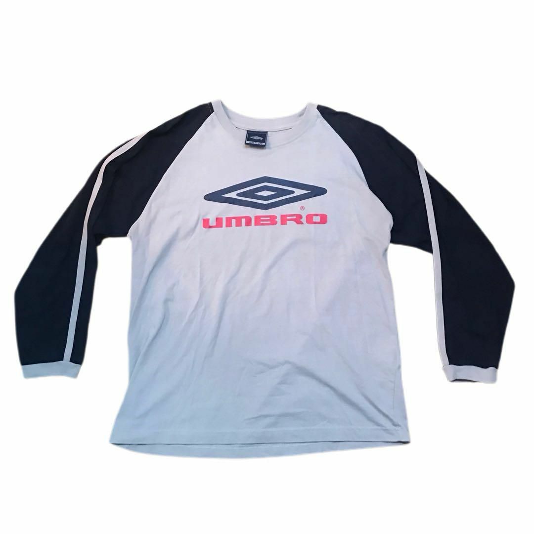 UMBRO(アンブロ)の00s アンブロ ラグラン ロンT 長袖 y2k メンズのトップス(Tシャツ/カットソー(七分/長袖))の商品写真