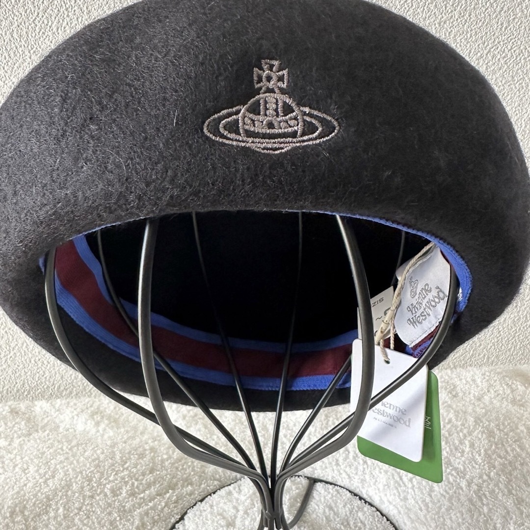 Vivienne Westwood(ヴィヴィアンウエストウッド)のVivienne westwood ベレー帽 ヴィヴィアン ウエストウッド レディースの帽子(ハンチング/ベレー帽)の商品写真