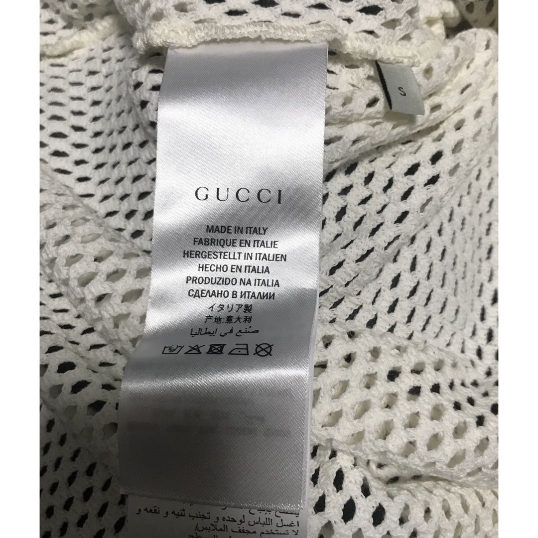 Gucci(グッチ)のグッチ　ビンテージロゴ　メッシュノースリーブ レディースのトップス(Tシャツ(半袖/袖なし))の商品写真