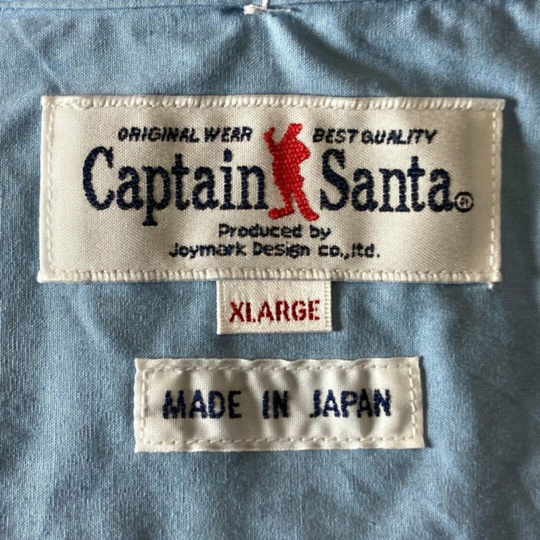 CAPTAIN SANTA(キャプテンサンタ)の★CAPTAIN SANTA キャプテンサンタ BD ボタンダウンシャツ ブルー sizeXL メンズのトップス(シャツ)の商品写真