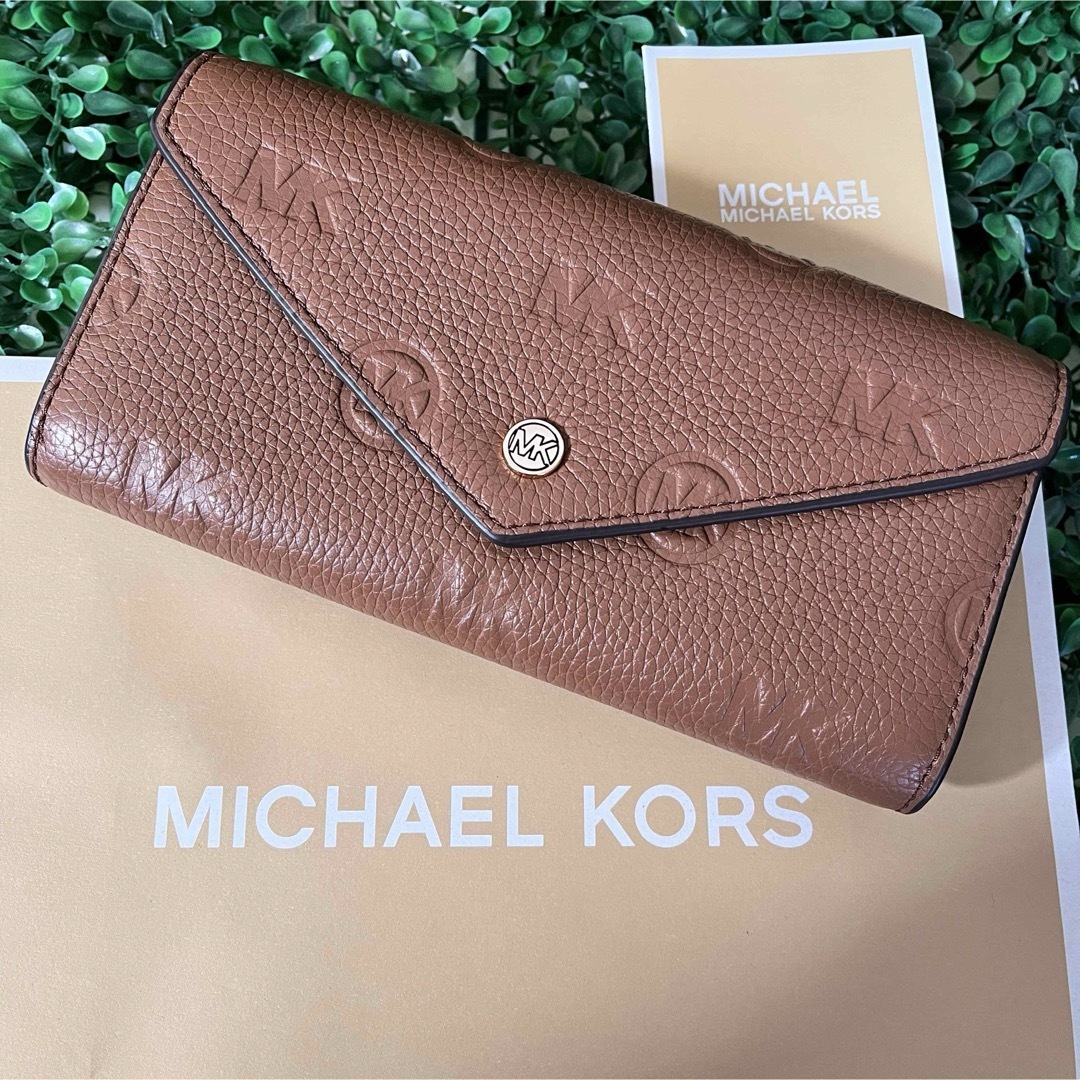 Michael Kors - 最新作 マイケルコース☆新品☆MKエンボスロゴ レザー