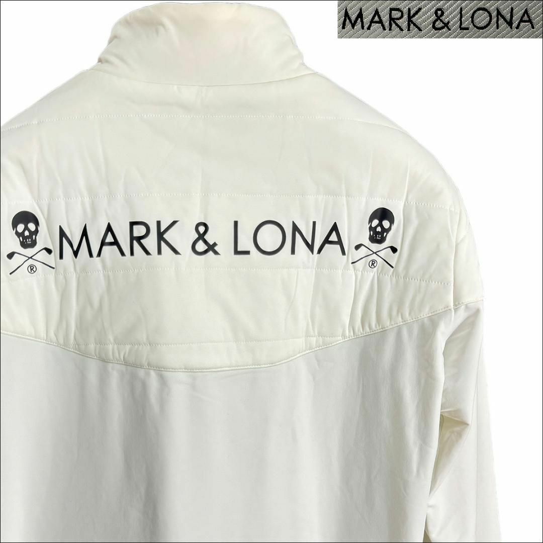 MARK&LONA - J7339美品マークアンドロナ 切替プルオーバーハーフジップ