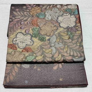 逸品　袋帯　【ふくれ織　辻が花　金糸】(帯)