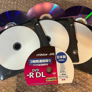 Victor - 日本製6枚 Victor  DVD-R DL  8.5GB（CPRM対応）録画用