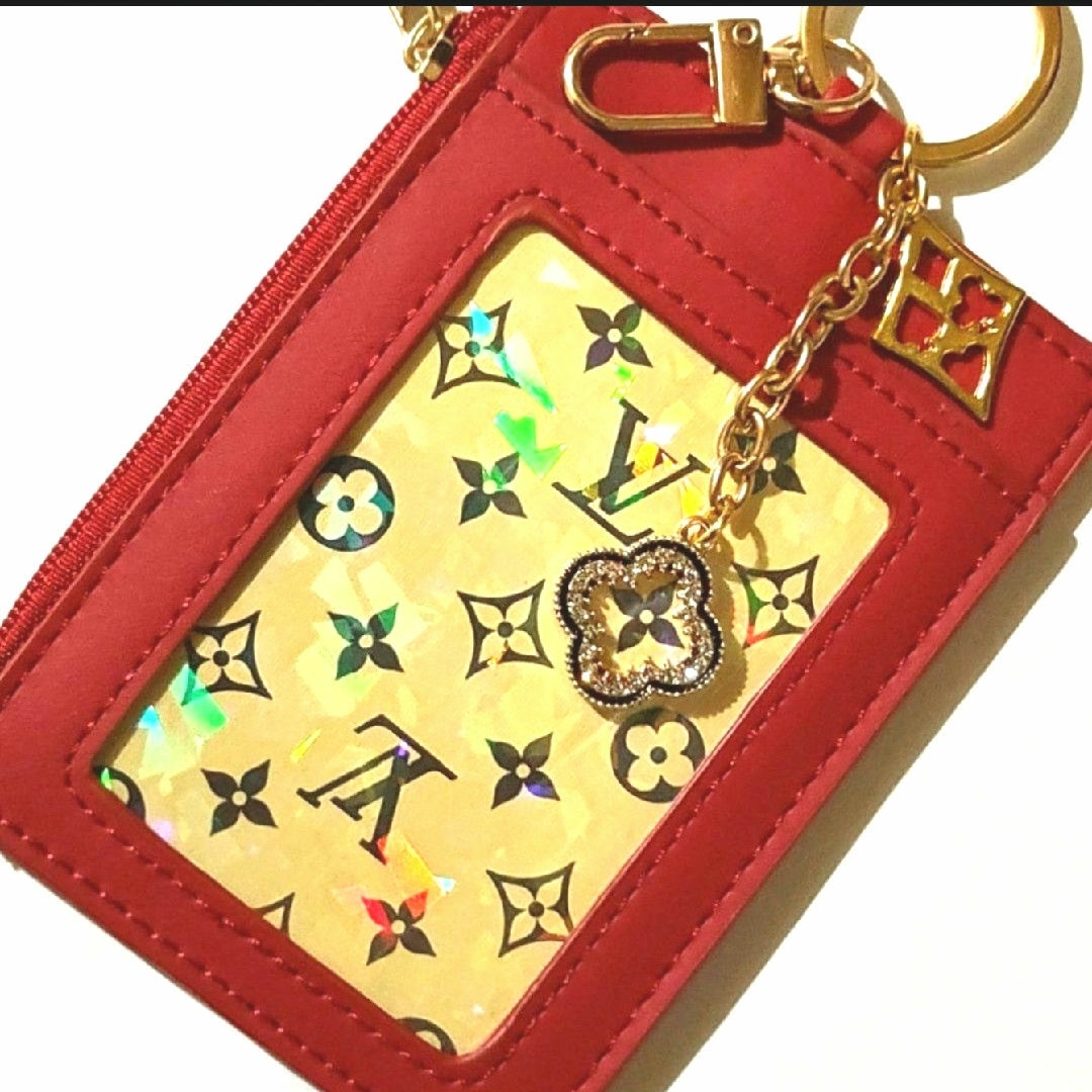 LOUIS VUITTON(ルイヴィトン)の⭐ミニ財布パスケース　⭐LOUIS VUITTONモノグラムトランプ１枚　RB レディースのファッション小物(パスケース/IDカードホルダー)の商品写真