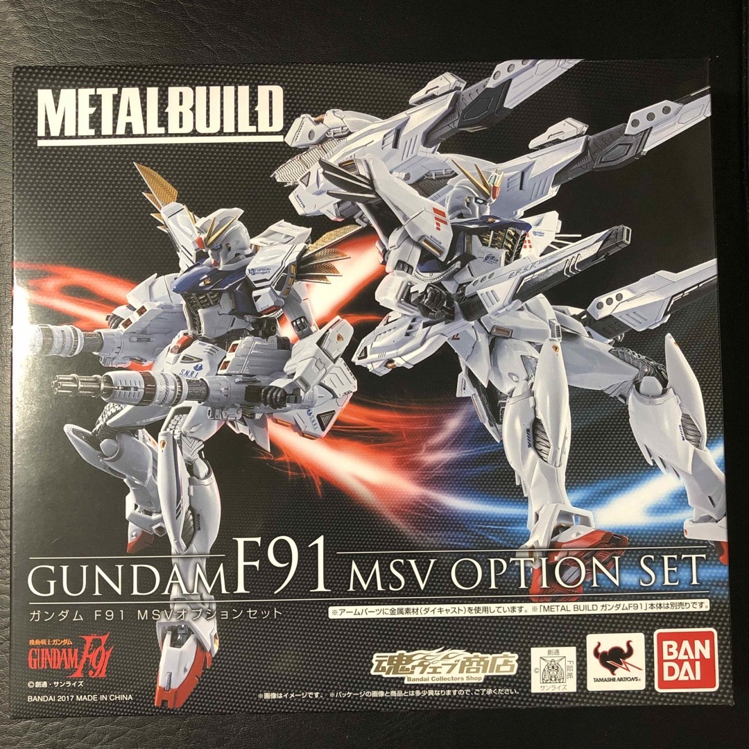 METAL BUILD ガンダムF91 MSVオプションセット 機動戦士ガンダム エンタメ/ホビーのフィギュア(特撮)の商品写真