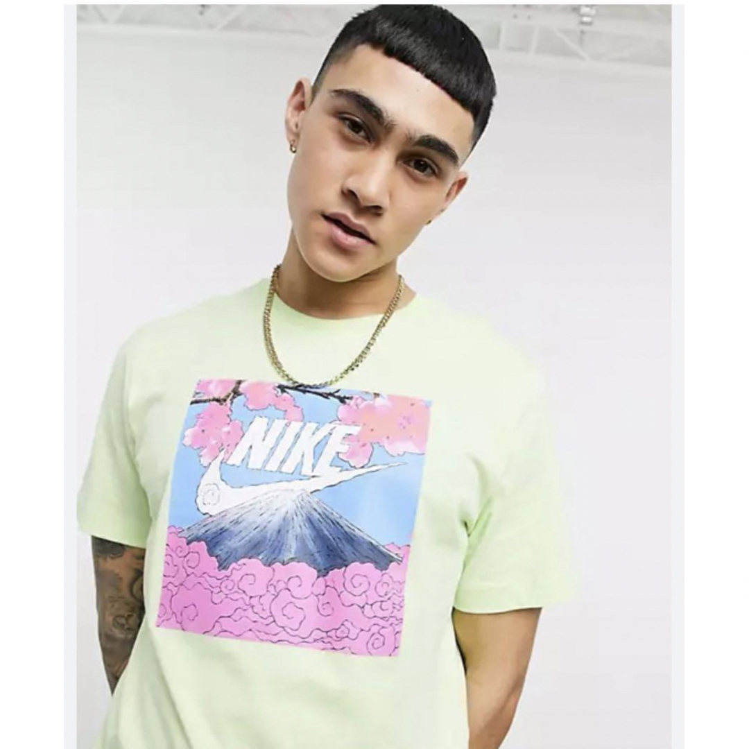 NIKE(ナイキ)の⭐️NIKE⭐️富士山 桜 ネオンカラーTシャツ Lサイズ メンズのトップス(Tシャツ/カットソー(半袖/袖なし))の商品写真