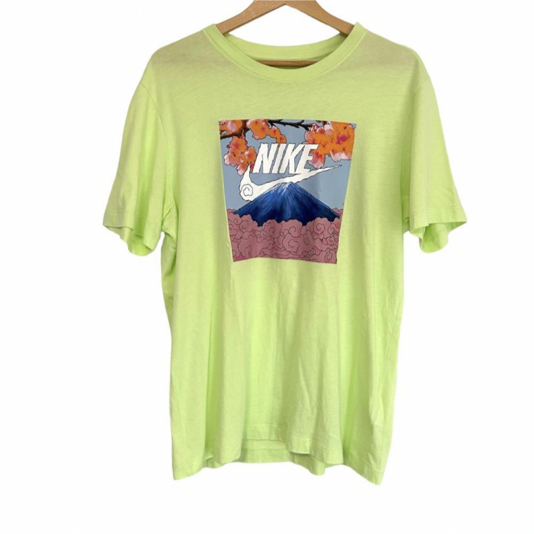 NIKE - ⭐️NIKE⭐️富士山 桜 ネオンカラーTシャツ Lサイズの NIKE - ⭐️NIKE⭐️富士山 桜 ネオンカラーTシャツ Lサイズの
