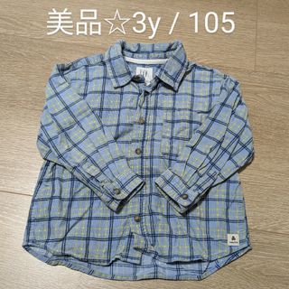 ベビーギャップ(babyGAP)の美品☆baby GAP コーデュロイフランネル 3y(ブラウス)