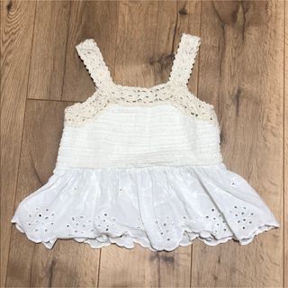 ザラキッズ(ZARA KIDS)のザラキッズ トップス キャミソール 5y 110cm 新品未使用(Tシャツ/カットソー)