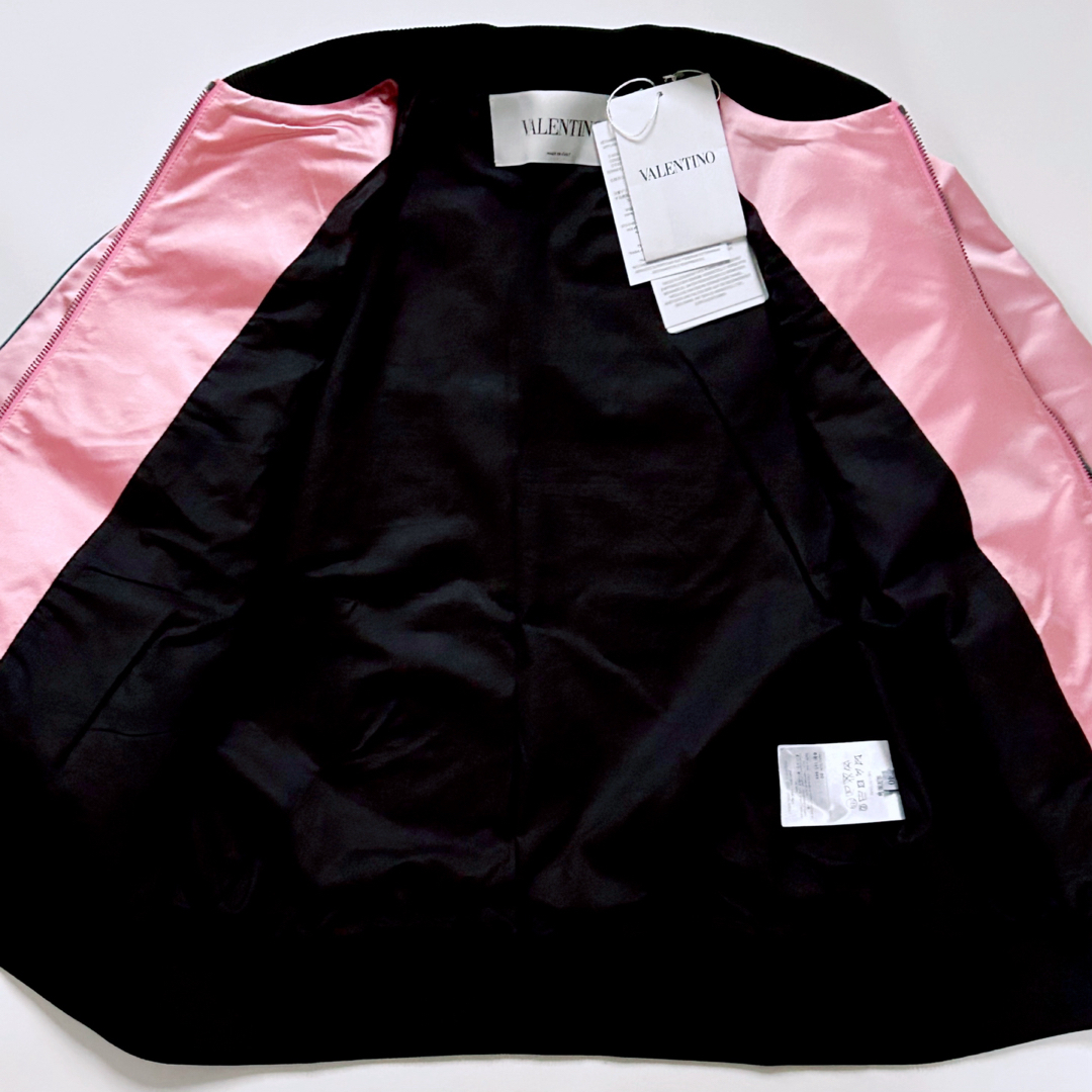 新品/40 VALENTINO ヴァレンティノ スカジャン シルク ブルゾン 新品/40 VALENTINO ヴァレンティノ スカジャン シルク ブルゾン