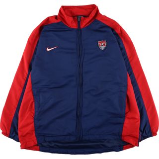 ナイキ(NIKE)の古着 90年代 ナイキ NIKE アメリカ代表 ウインドブレーカー USA製 メンズL ヴィンテージ /eaa422864(ナイロンジャケット)