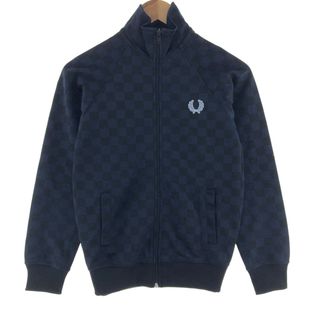 フレッドペリー(FRED PERRY)の古着 フレッドペリー FRED PERRY チェック柄 ジャージ トラックジャケット レディースS /eaa390472(その他)