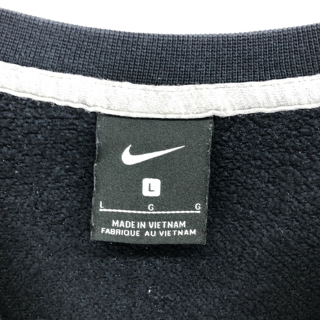 NIKE(ナイキ)の古着 ナイキ NIKE カレッジスウェットシャツ トレーナー メンズL ヴィンテージ /eaa420687 メンズのトップス(スウェット)の商品写真