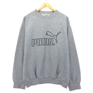 プーマ(PUMA)の古着 プーマ PUMA 両面プリント ロゴスウェットシャツ トレーナー メンズXL  /eaa420692(スウェット)