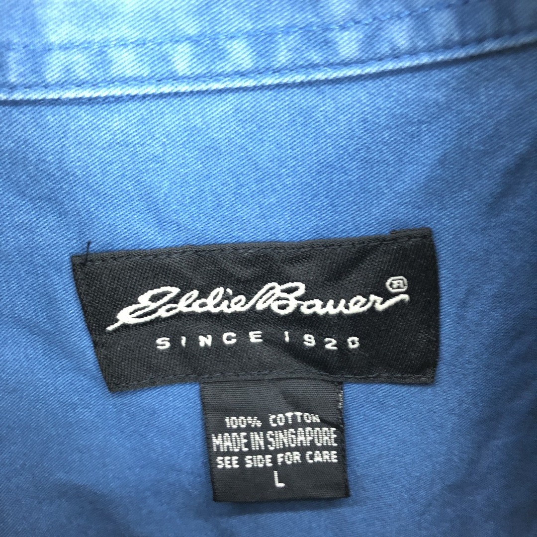 Eddie Bauer(エディーバウアー)の古着 エディーバウアー Eddie Bauer 長袖 ボタンダウンシャツ メンズL /eaa425288 メンズのトップス(シャツ)の商品写真