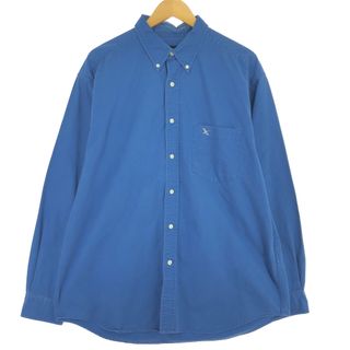 エディーバウアー(Eddie Bauer)の古着 エディーバウアー Eddie Bauer 長袖 ボタンダウンシャツ メンズL /eaa425288(シャツ)