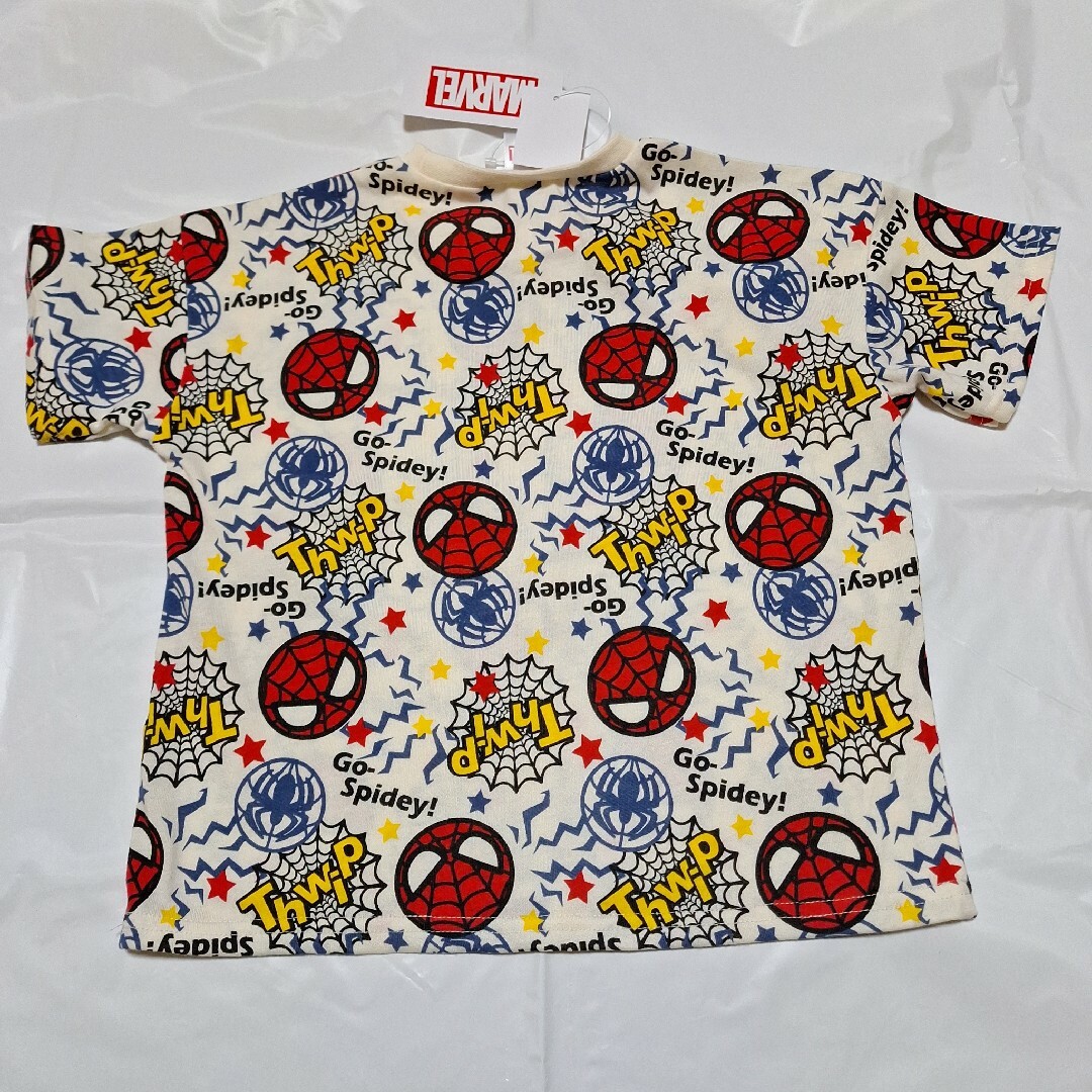 MARVEL(マーベル)の100cm　半袖Tシャツ　スパイダーマン　マーベル キッズ/ベビー/マタニティのキッズ服男の子用(90cm~)(Tシャツ/カットソー)の商品写真