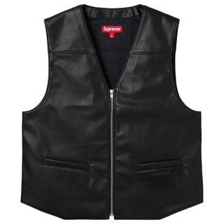 シュプリーム(Supreme)のSupreme toy machine Faux leather vest(ベスト)