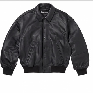 シュプリーム(Supreme)のSupreme Gore-Tex Leather Varsity Jacket(レザージャケット)