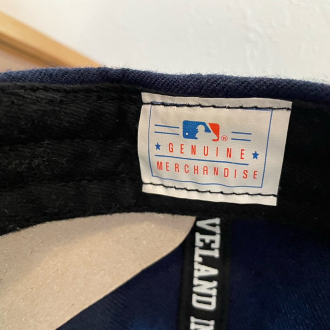 MLB(メジャーリーグベースボール)のインディアンス ナイキ ウール100% ネイビー ワフー メンズの帽子(キャップ)の商品写真
