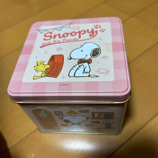 スヌーピー(SNOOPY)のハート スヌーピークッキー缶 70g(菓子/デザート)