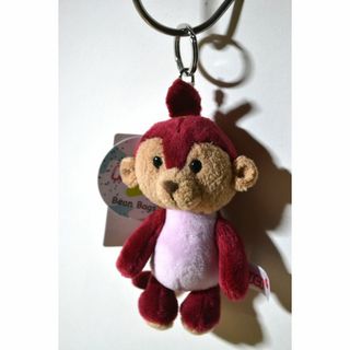 ニキ(NICI)の新品 NICI ニキ モンキー 10cm ビーンバッグ キーホルダー ぬいぐるみ(ぬいぐるみ)