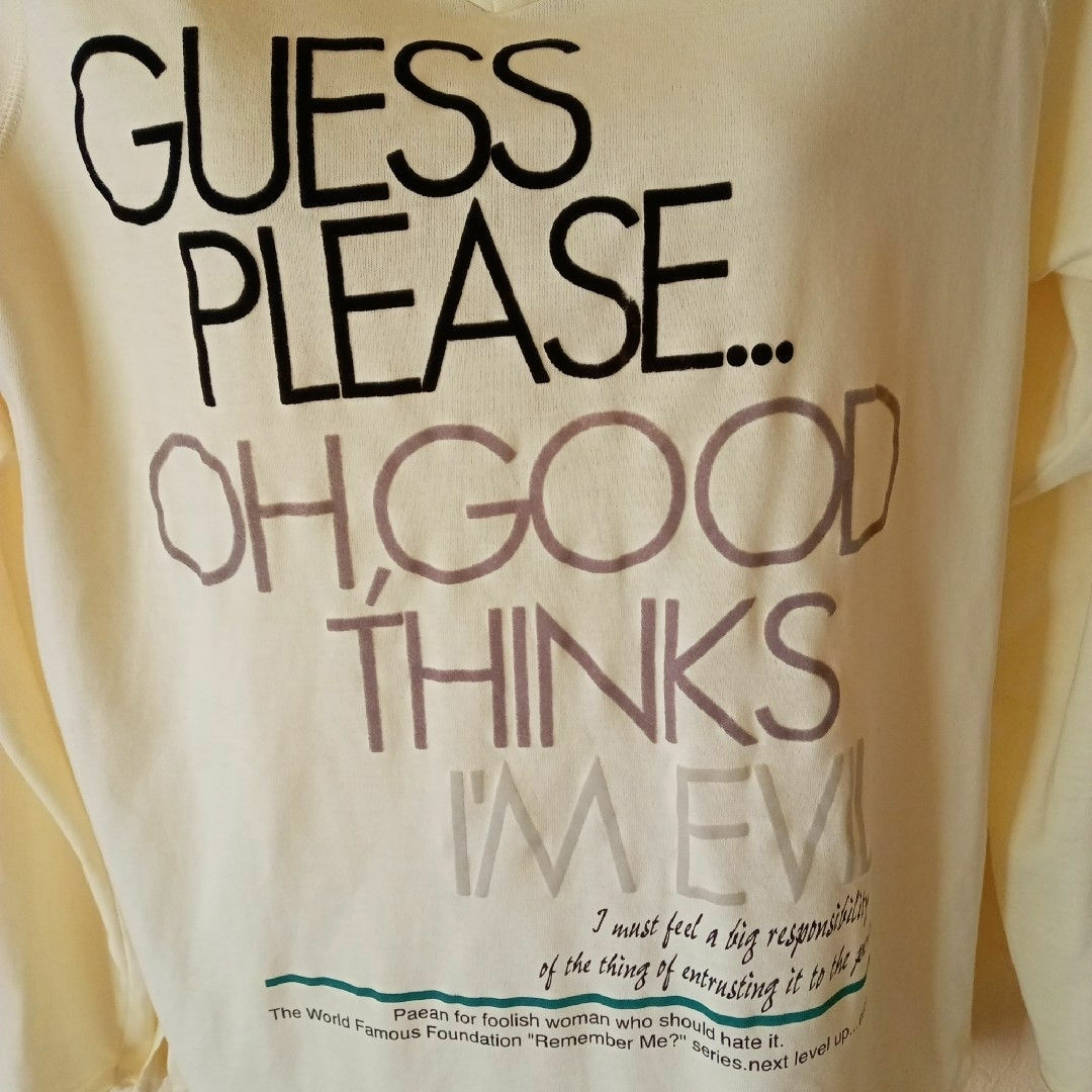 GUESS(ゲス)のGuess ゲストップスTシャツカットソー個性派デザインマクブリング レディースのトップス(Tシャツ(長袖/七分))の商品写真